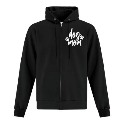 Dog Mom - Zip Up Unisex Hoodie Thumbnail