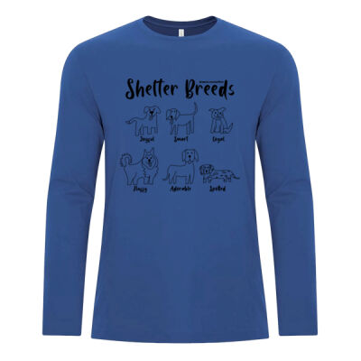 Shelter Breeds - Unisex Long Sleeve  Thumbnail