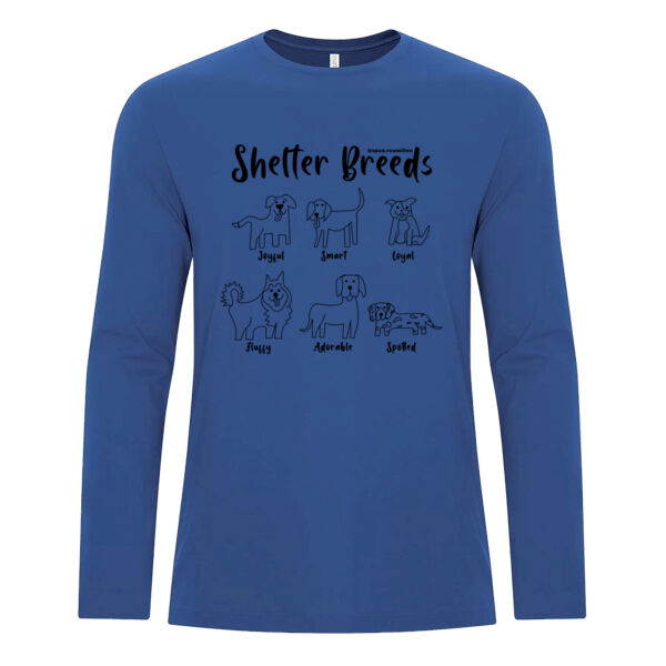 Shelter Breeds - Unisex Long Sleeve  Thumbnail
